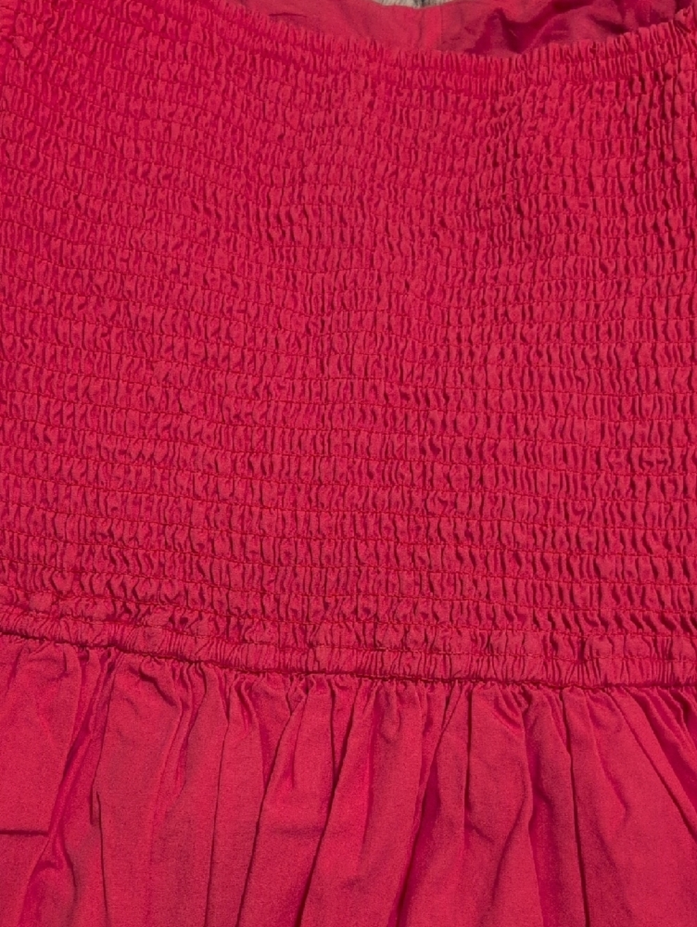 Hollister Bright Pink Smocked Strapless Top - Picture 3 of 3